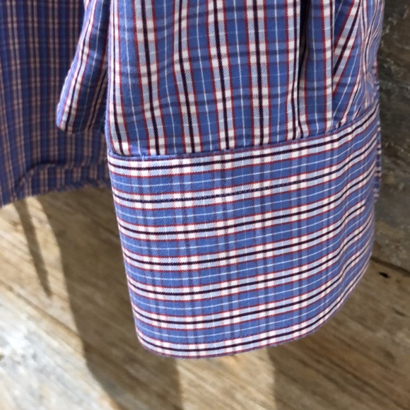 🥳HP🎉 EUC Polo by Ralph Lauren Checkered Cotton Long Sleeve Button Down Shirt - Picture 4 of 7